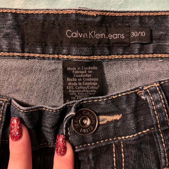 Calvin Klein dark wash jeans - Picture 4 of 5